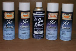 Jet Spray Lacquer - (Color) Black Satin - 15 oz.